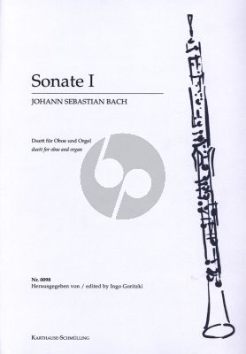 Bach Sonate No.1 nach der Orgeltriosonate BWV525 fur Oboe und Orgel (Herausgegeben von Ingo Goritzki)