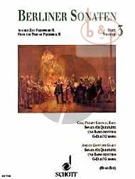 Berliner Sonaten Vol.3 Aus der Zeit Friederichs II (C.Ph.E.Bach-J.G.Graun) (edited by Reinhard M.Ruf)