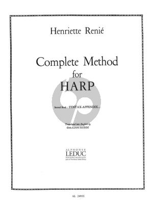 Renie Methode Complete Vol.2 pour Harpe (anglais)
