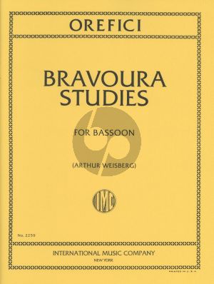 Orefici Bravoura Studies for Bassoon (Arhur Weisberg)