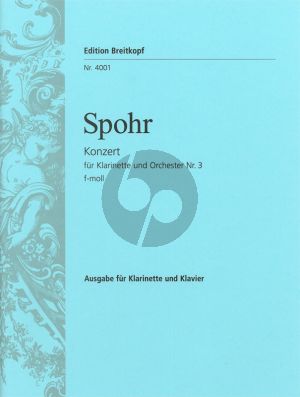 Spohr Konzert No.3 f-moll Klarinette-Orch. (KA) (Carl Rundnagel)