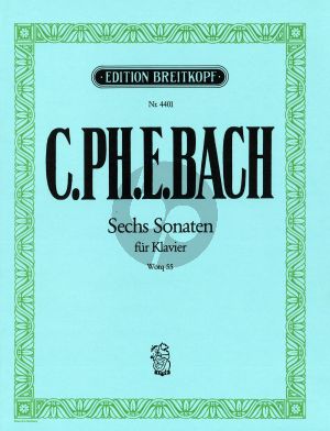 C.Ph.E. Bach 6 Sonaten Klavier Wotq 55 1/6