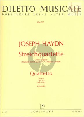 Quartet d-moll Hob.III:83 Op.103 (2 Vi.-Va.-Vc.)