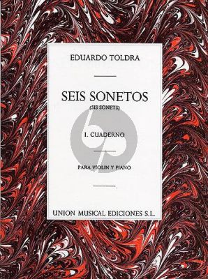 Toldra 6 Sonetos Vol. 1 Violin and Piano (No.1 - 3)