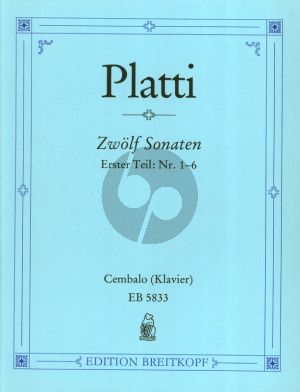 PLatti 12 Sonatas Vol.1 No.1 - 6 fur Cembalo (Herausgeber Lothar Hoffmann-Erbrecht)