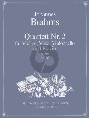 Brahms Klavierquartett No. 2 Op. 26 (Part./Stimmen)