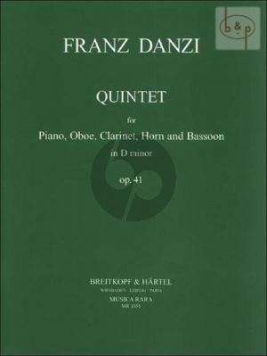 Quintet d-minor Op.41 (Oboe-Clar.[Bb]-Horn[F]- Bassoon-Piano)