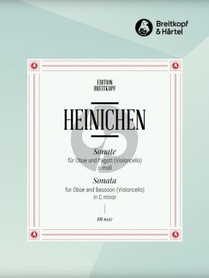 Heinichen Sonate c moll fur Oboe und Fagott [Violoncello] (Herausgeber Hans Steinbeck)