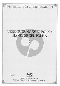 Wienerisch Vol.2 (Strauss J.(Sohn) Vergunungszug Op.281 & Lanner Hans-Jorgl-Polka 2 Vi.-Va.-Vc. (Stimmen)