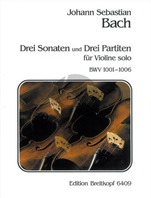 Bach 3 Sonaten- 3 Partiten (BWV 1001 - 1006) (edited by Walther Davisson)