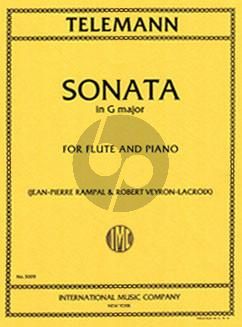 Telemann Sonata G-major Flute-Piano (Rampal-Veyron-Lacroix)
