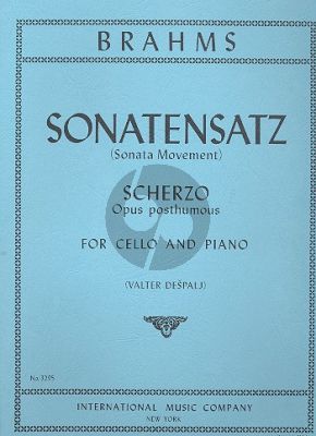 Sonatensatz (Scherzo from the F.A.E. sonata)