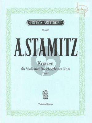 Konzert No.4 D-dur Viola-Streichorchester