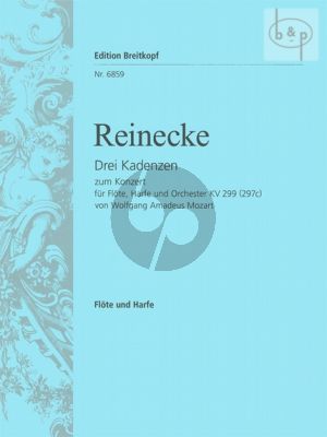 3 Kadenzen zu Mozart's Konzert für Flöte und Harfe KV 299