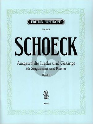 Schoeck Ausgewählte Lieder und Gesänge Vol.2 Mittelstimme-Klavier (dt./engl./franz.)