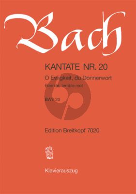 Bach Kantate No.20 BWV 20 - O Ewigkeit, du Donnerwort (Deutsch/Franzosisch) (KA)
