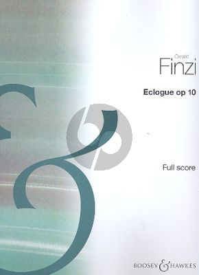 Finzi Eclogue Op.10 for Piano-Stringorchestra Fullscore