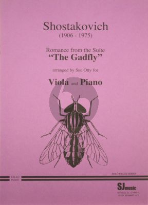 Shostakovich Romance from the Gadfly Viola-Piano (Otty)