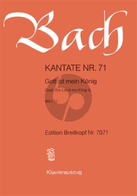 Bach Kantate BWV 71 - Gott is mein Konig (God, the Lord my King is) KA (dt./engl.)