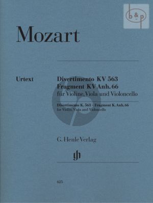 Divertimento Es-dur KV 563 / Fragment G-dur KV Anh.66 (562e) (Stimmen)