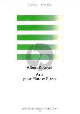 Roussel Aria Flute-Piano (Thies Roorda) (Grade 2)