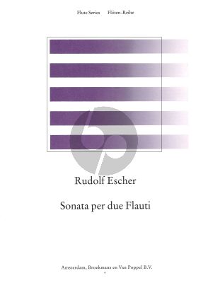 Escher Sonata per due Flauti (edited by Rien de Reede) (Grade 3-4)