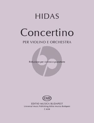 Hidas Concerto Violin - Piano