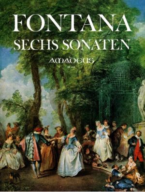 Fontana 6 Sonaten fur Violine oder Blockflote und Klavier (edited by Esther Zumbrunn) (Continuo by Brigitte Muller-Reuter)
