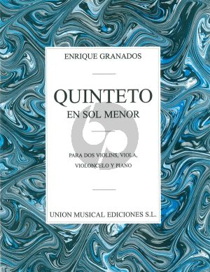 Granados Quintetto G-major 2 Vi.-Va.-Vc.-Piano (Score/Parts)