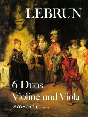 Lebrun 6 Duos Op. 4 Violine and Viola (Stimmen) (Yvonne Morgan)