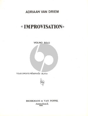 Driem Improvisation Violino Solo