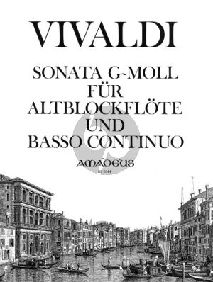 Vivaldi Sonata g-minor RV 50 Altblockflöte-Bc (Grete Zahn)