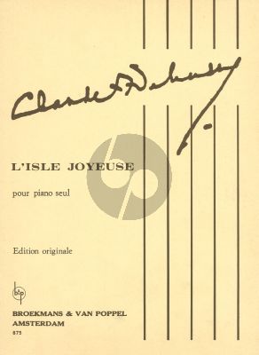 Debussy L'Isle Joyeuse Piano (Original Edition)