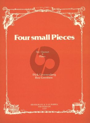 4 Small Pieces for Clarinet Bb and Piano