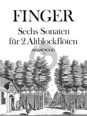 Finger 6 Sonaten Op. 2 2 Altblockflöten (Flöten, Oboen, Violinen) (Yvonne Morgan)