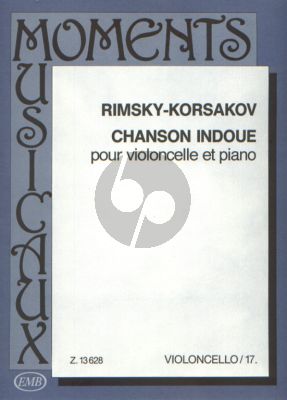 Rimsky-Korsakov Chanson Indoue (Sadko) Violoncello and Piano (transcr. by Julius Klengel) (edited by Árpád Pejtsik)