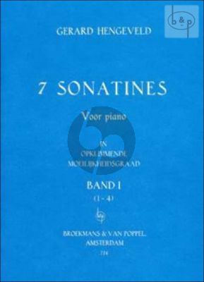 7 Sonatinas Vol.1 (No.1 - 4) for Piano Solo and Piano 4 Hands