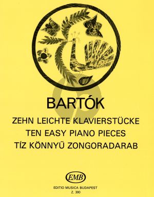 Bartok 10 Easy Piano-Pieces