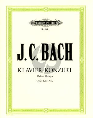 J.C. Bach Konzert D-dur op.13 nr.2 2 Klaviere