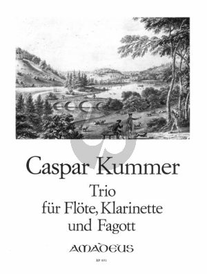 Kummer Trio Op.32 Flute-Clar[Viola]-Bassoon (Score/Parts) (Bernhard Pauler)