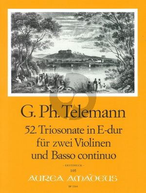 Telemann Trio Sonata E-major TWV 42:E5 2 Violins-Bc