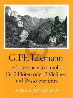 Telemann Trio Sonata d-minor TWV 42:d2 2 Flutes[2 Vi.]-Bc