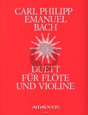 Bach Duett G-dur fur Flöte und Violine 2 Spielpartituren (Herausgegeben von Bernhard Pauler)