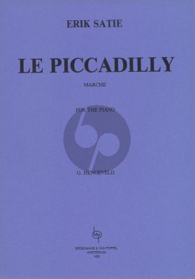 Satie Le Piccadilly (March) Piano solo