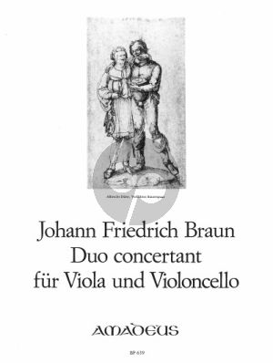 Braun Duo Concertant Es-dur Viola und Violoncello (Stimmen) (Bernhard Pauler)