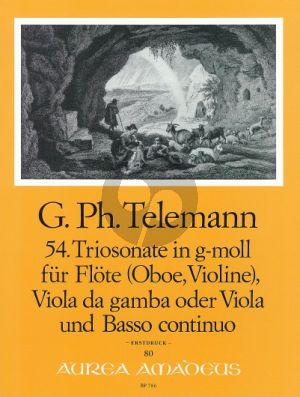Telemann Trio Sonata g-minor TWV 42:g15 Flute-Viola da Gamba[Va.]-Bc
