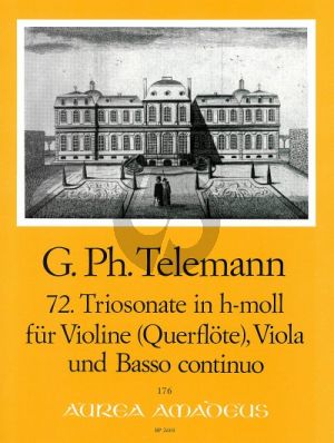 Telemann Trio Sonata h-moll TWV 42:h6 Violin[Fl.]-Viola-Bc