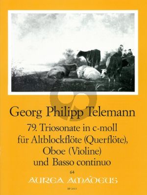 Telemann Trio Sonata c-minor TWV 42:c7 (Treble Rec.[Fl.]- Oboe[Vi.]-Bc)