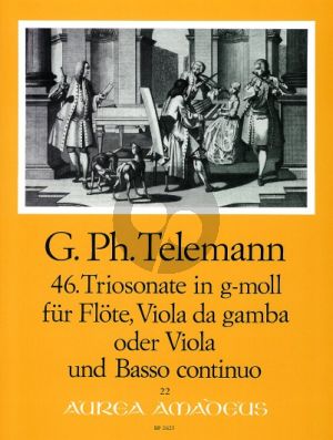 Telemann Trio Sonata g-minor TWV 42:g7 Flute-Viola da Gamba[Va.]-Bc