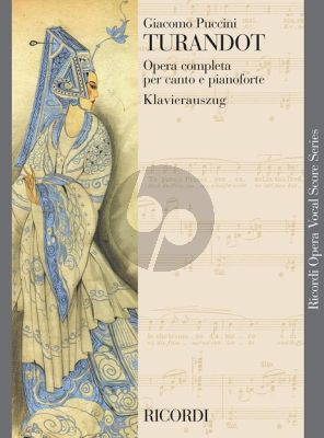 Puccini Turandot Vocal Score (Italian/German) (Ricordi)